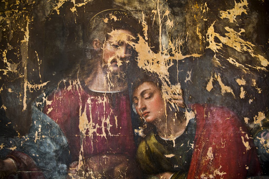 Detail from Last Supper by Plautilla Nelli